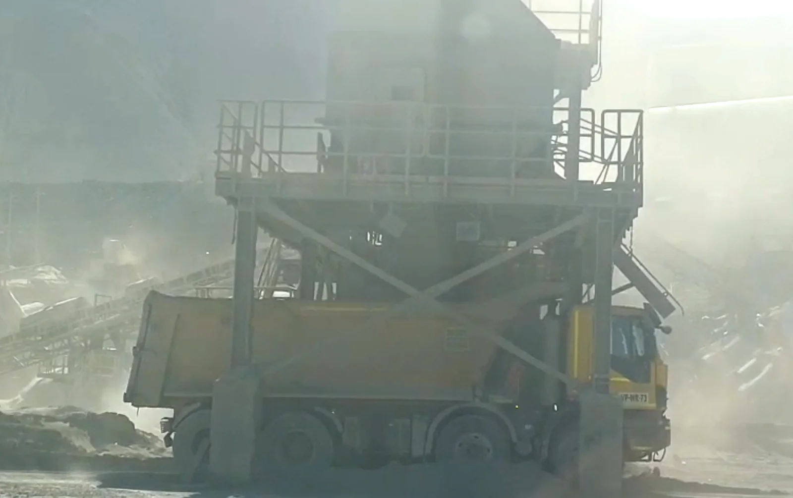 Servicios de transporte industrial para minería en Chile